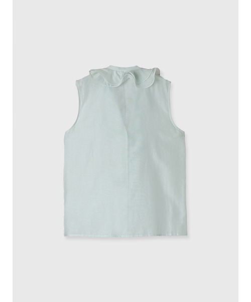 anuans（アニュアンス）の「シルクブレンドラッフルブラウス（シャツ/ブラウス・レディース・ブラック/ホワイト/ミント・FREE）」の6枚目の写真