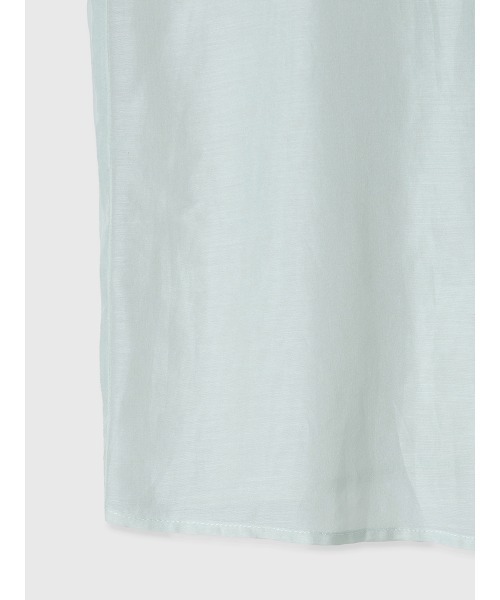 anuans（アニュアンス）の「シルクブレンドラッフルブラウス（シャツ/ブラウス・レディース・ブラック/ホワイト/ミント・FREE）」の8枚目の写真