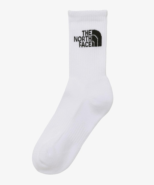 THE NORTH FACE(ザノースフェイス)の「【韓国限定・日本未入荷】THE NORTH FACE LOGO MID SOCKS / ノースフェイス ロゴ ミッドソックス ブランドロゴ 24㎝ 26㎝(ソックス/靴下・メンズ・パープル/ホワイト×ブラック/ブラック・24cm/26cm)」の6枚目の写真