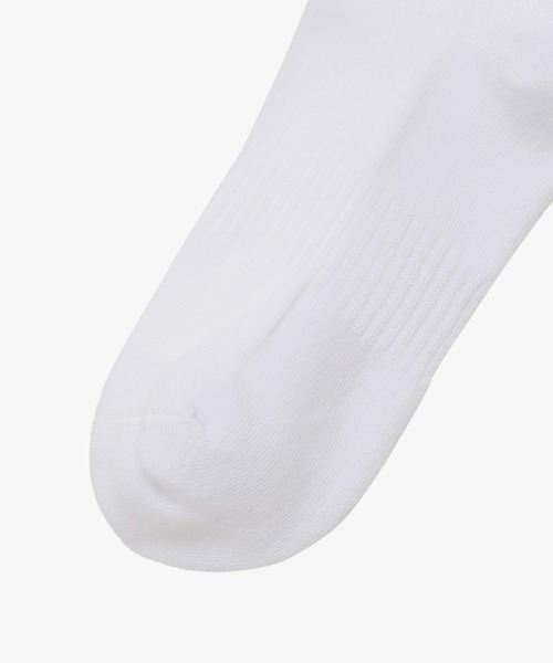 THE NORTH FACE(ザノースフェイス)の「【韓国限定・日本未入荷】THE NORTH FACE LOGO MID SOCKS / ノースフェイス ロゴ ミッドソックス ブランドロゴ 24㎝ 26㎝(ソックス/靴下・メンズ・パープル/ホワイト×ブラック/ブラック・24cm/26cm)」の8枚目の写真