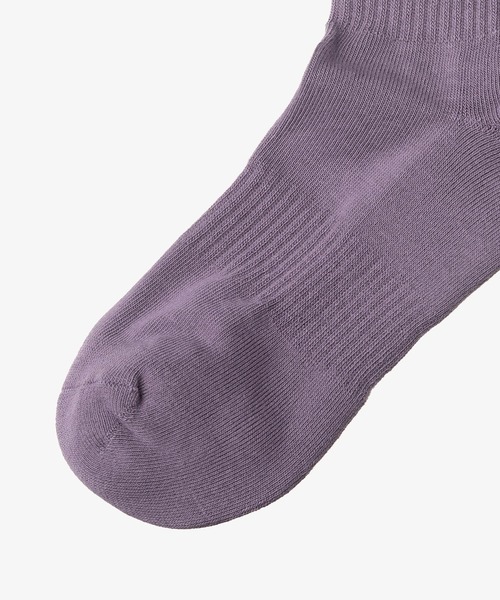 THE NORTH FACE(ザノースフェイス)の「【韓国限定・日本未入荷】THE NORTH FACE LOGO MID SOCKS / ノースフェイス ロゴ ミッドソックス ブランドロゴ 24㎝ 26㎝(ソックス/靴下・メンズ・パープル/ホワイト×ブラック/ブラック・24cm/26cm)」の13枚目の写真