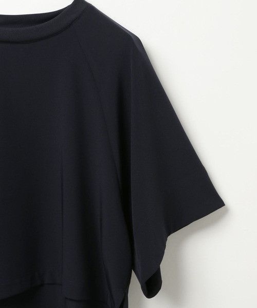HEREIAM(ヘレイアム)の「【HEREIAM】イージーツイルTブラウス(Tシャツ/カットソー・レディース・ネイビー/バーガンディー・FREE)」の10枚目の写真