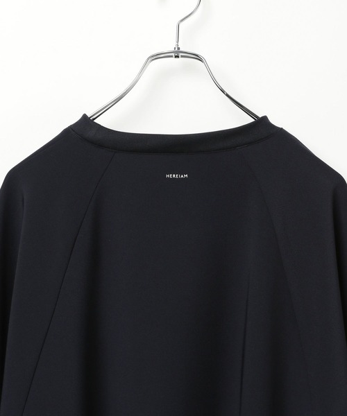 HEREIAM(ヘレイアム)の「【HEREIAM】イージーツイルTブラウス(Tシャツ/カットソー・レディース・ネイビー/バーガンディー・FREE)」の12枚目の写真