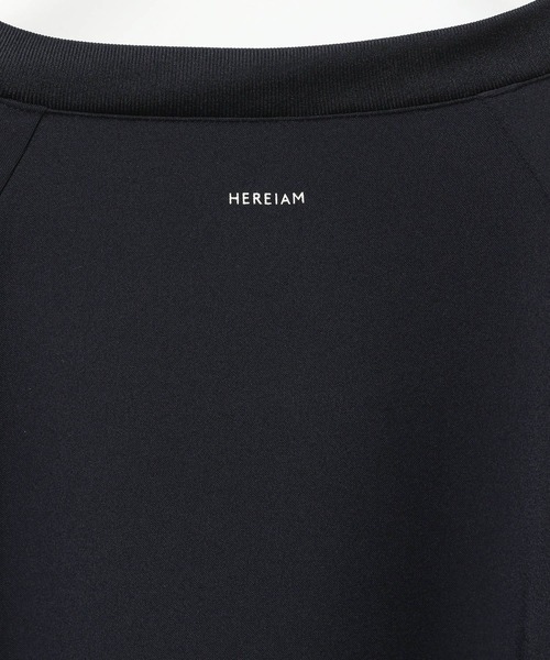 HEREIAM(ヘレイアム)の「【HEREIAM】イージーツイルTブラウス(Tシャツ/カットソー・レディース・ネイビー/バーガンディー・FREE)」の13枚目の写真
