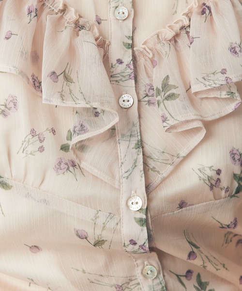 DEICY（デイシー）の「シアーシフォンフラワーブラウス（シャツ/ブラウス・レディース・ピンク/アイボリー・FREE）」の22枚目の写真