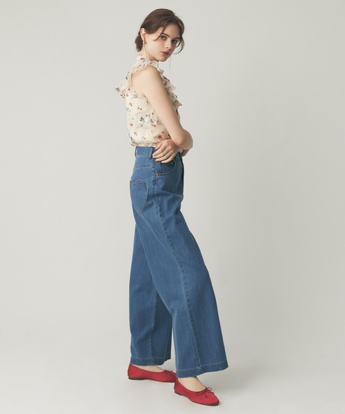 DEICY（デイシー）の「シアーシフォンフラワーブラウス（シャツ/ブラウス・レディース・ピンク/アイボリー・FREE）」の7枚目の写真