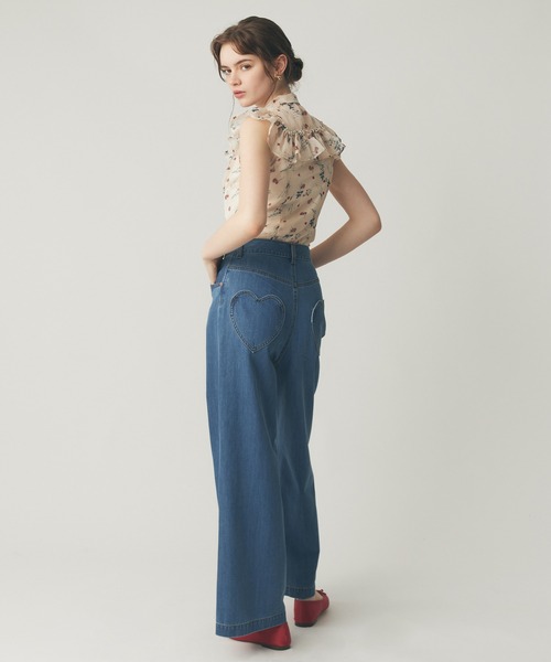 DEICY（デイシー）の「シアーシフォンフラワーブラウス（シャツ/ブラウス・レディース・ピンク/アイボリー・FREE）」の8枚目の写真