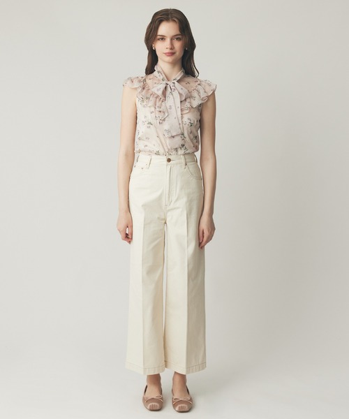 DEICY（デイシー）の「シアーシフォンフラワーブラウス（シャツ/ブラウス・レディース・ピンク/アイボリー・FREE）」の10枚目の写真