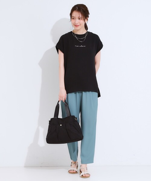 SHOO・LA・RUE(シューラルー)の「【撥水】ポケットタック2WAYトートバッグ(トートバッグ・レディース・ブラック/ベージュ/イエロー・00)」の6枚目の写真