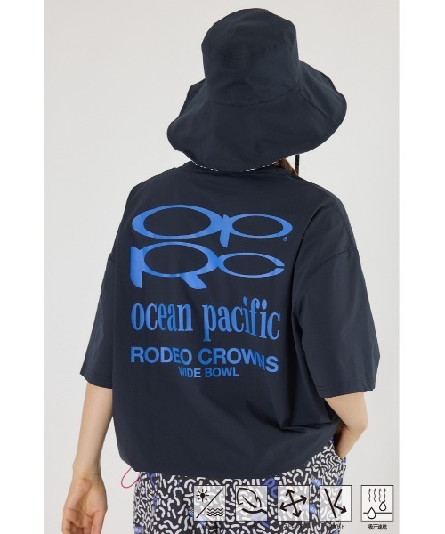 RODEO CROWNS WIDE BOWL(ロデオクラウンズワイドボウル)の「(OP)ラッシュガード Tシャツ(Tシャツ/カットソー・レディース・パープル/ブラック/オフホワイト・FREE)」の3枚目の写真