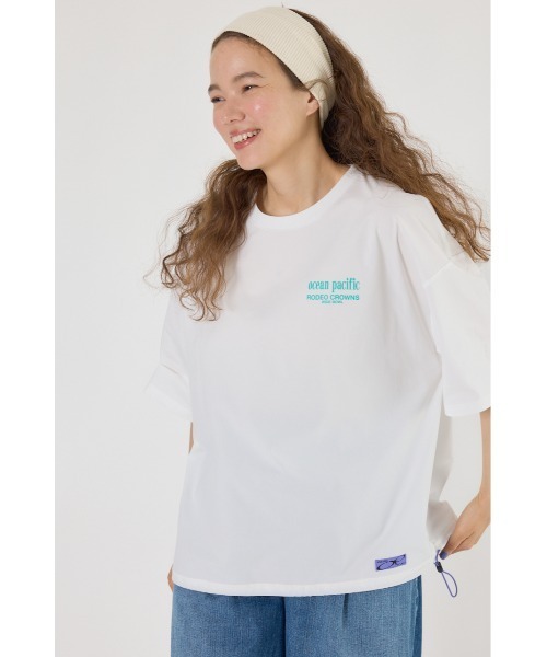 RODEO CROWNS WIDE BOWL(ロデオクラウンズワイドボウル)の「(OP)ラッシュガード Tシャツ(Tシャツ/カットソー・レディース・パープル/ブラック/オフホワイト・FREE)」の10枚目の写真