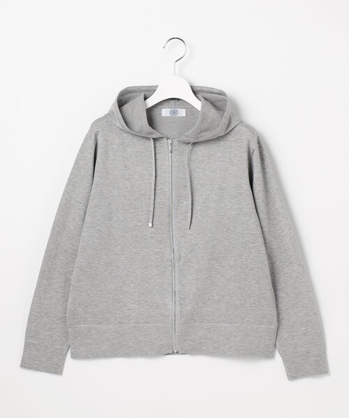 J.PRESS（ジェイプレス）の「Vis/Peスパーク ニット パーカー（パーカー・レディース・ダークブラウン系/ブラウン系/ライトグレー系・T15/T13）」の19枚目の写真