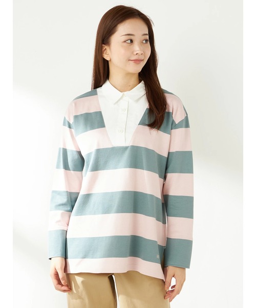 ドッキングワイドボーダートップス