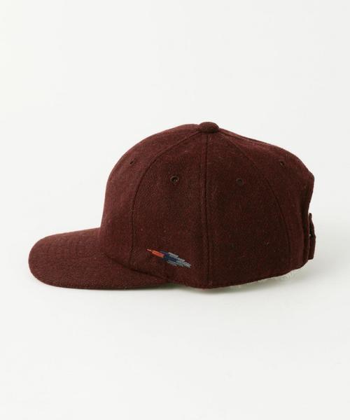 Another Edition（アナザーエディション）の「ウールエンブロキャップ/AE W EMB CAP◆（キャップ・レディース・ダークグレー/ワインレッド・フリー）」の3枚目の写真