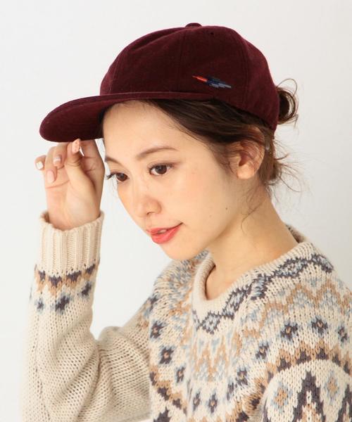 Another Edition（アナザーエディション）の「ウールエンブロキャップ/AE W EMB CAP◆（キャップ・レディース・ダークグレー/ワインレッド・フリー）」の9枚目の写真