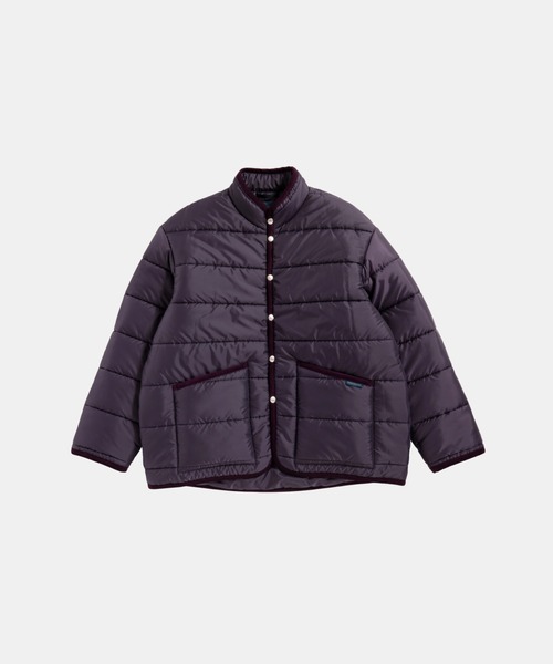 LAVENHAM（ラベンハム）の「Horizontal Big Quilt Mickfield Jackets Mens / ホリゾンタル ミックフィールド ジャケット メンズ（ダウンジャケット/コート・メンズ・パープル・S/M/L/XL）」の3枚目の写真