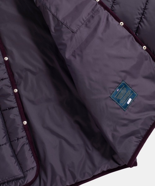 LAVENHAM（ラベンハム）の「Horizontal Big Quilt Mickfield Jackets Mens / ホリゾンタル ミックフィールド ジャケット メンズ（ダウンジャケット/コート・メンズ・パープル・S/M/L/XL）」の5枚目の写真