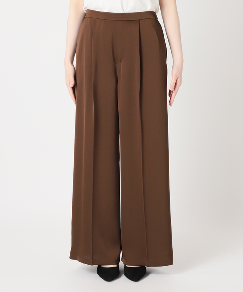 Journal Standard Homestead ブラウンワイドパンツ JOURNAL STANDARD｜ジャーナルスタンダードのパンツ（ブラウン