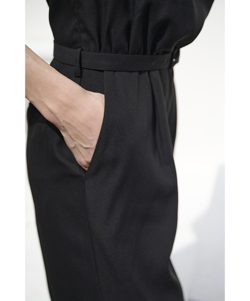 セール】Helena Belted Jumpsuit ホルタ―ドレープジャンプスーツ
