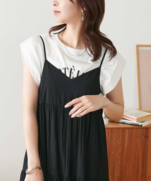 セール】メモリーサテンキャミワンピース（ワンピース）｜DISCOAT