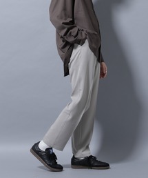 【てる】スラックス　ベージュ S IEDIT（イディット） スラックス パンツ 品よくこなれる大人の洗練