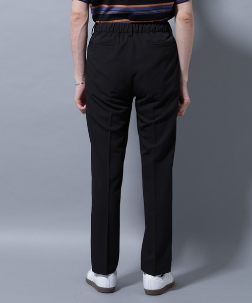 NANO universe（ナノユニバース）の「ALWAYS EASY ワンタックスラックス（スラックス・メンズ・ブラック/ライトベージュ/ダークブラウン/チャコール・L/M/S/XL）」の6枚目の写真