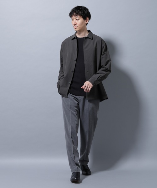 NANO universe（ナノユニバース）の「ALWAYS EASY ワンタックスラックス（スラックス・メンズ・ブラック/ライトベージュ/ダークブラウン/チャコール・L/M/S/XL）」の10枚目の写真