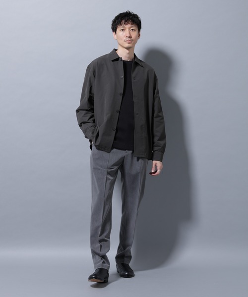 NANO universe（ナノユニバース）の「ALWAYS EASY ワンタックスラックス（スラックス・メンズ・ブラック/ライトベージュ/ダークブラウン/チャコール・L/M/S/XL）」の11枚目の写真