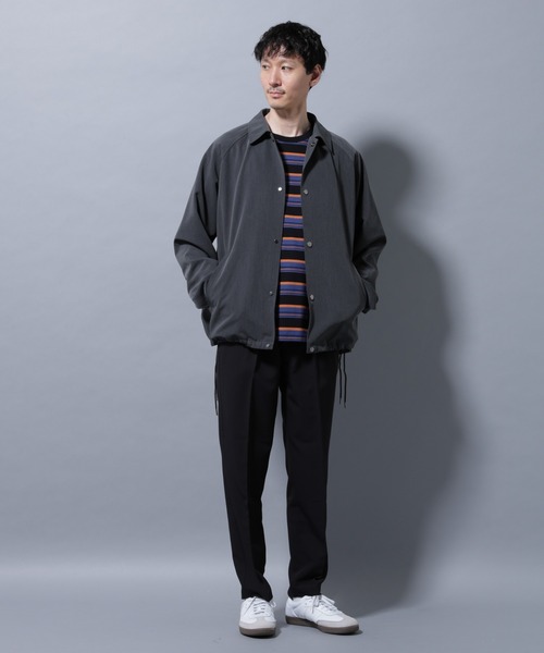 NANO universe（ナノユニバース）の「ALWAYS EASY ワンタックスラックス（スラックス・メンズ・ブラック/ライトベージュ/ダークブラウン/チャコール・L/M/S/XL）」の18枚目の写真