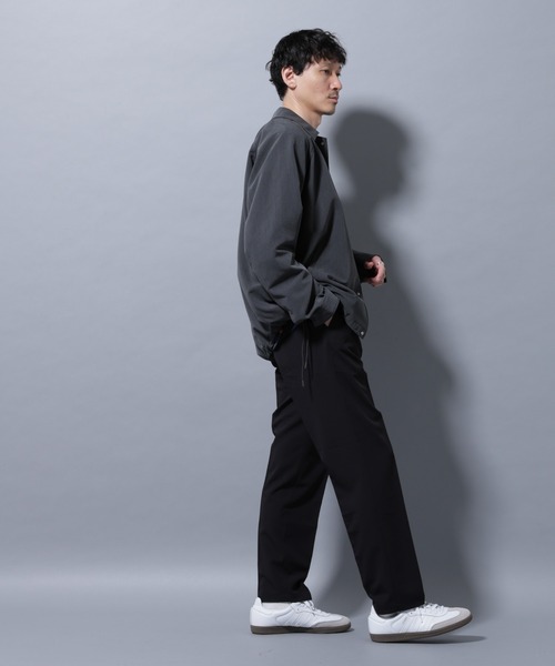 NANO universe（ナノユニバース）の「ALWAYS EASY ワンタックスラックス（スラックス・メンズ・ブラック/ライトベージュ/ダークブラウン/チャコール・L/M/S/XL）」の16枚目の写真