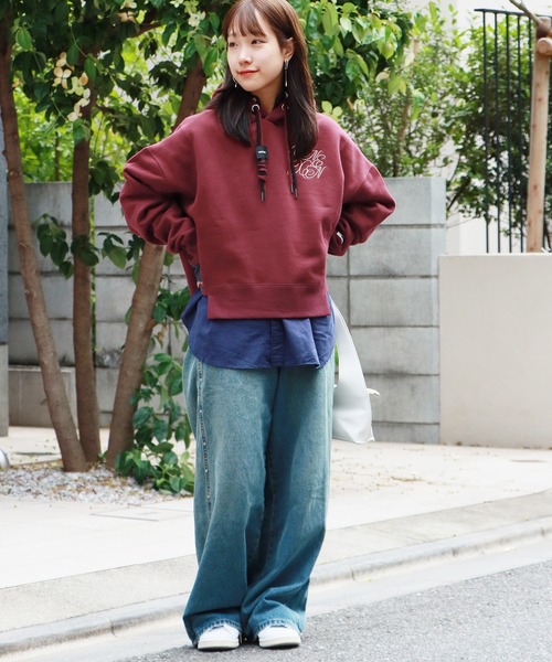 セール】ONEXONE/ワンフォーワン LOGO WILD HOODIE フーディー