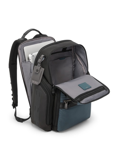 TUMI（トゥミ）の「ALPHA BRAVO 「サーチ」バックパック（A4/PC15インチまで対応）（バックパック/リュック・メンズ・グレイッシュブルー・FREE）」の7枚目の写真