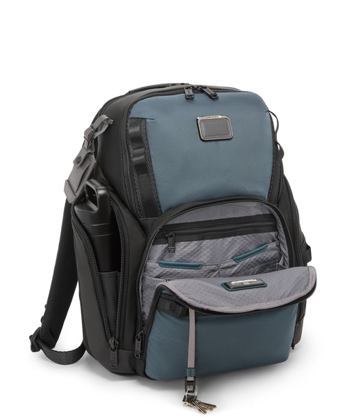TUMI（トゥミ）の「ALPHA BRAVO 「サーチ」バックパック（A4/PC15インチまで対応）（バックパック/リュック・メンズ・グレイッシュブルー・FREE）」の2枚目の写真