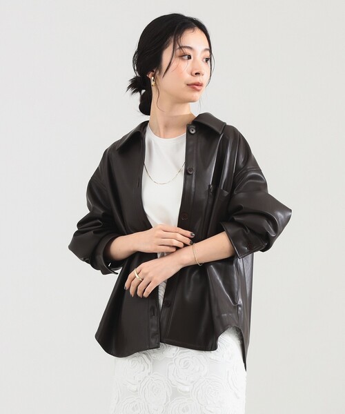 【札付き未使用品】Demi-Luxe BEAMS　ラムレザーライダースジャケット 歳末セール【美品】Demi-Luxe BEAMS ラムレザーライダースジャケット