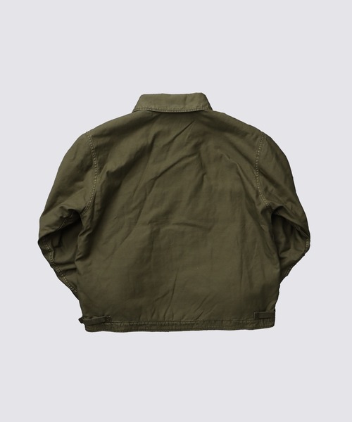 FIDELITY（フィデリティ）の「OVER DYE A2 DECK JACKET / A-2デッキジャケット（その他アウター・メンズ・ブラック/カーキ・MEDIUM/LARGE）」の12枚目の写真