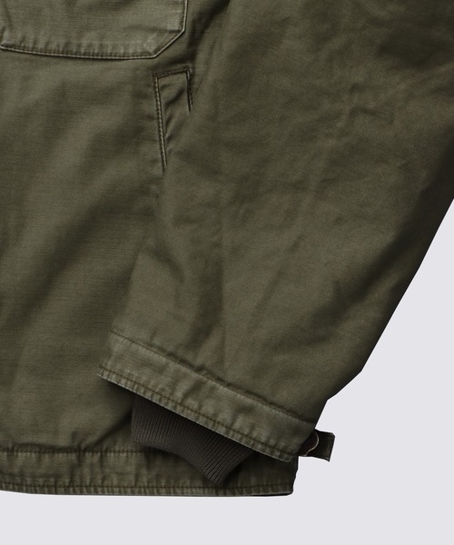 FIDELITY（フィデリティ）の「OVER DYE A2 DECK JACKET / A-2デッキジャケット（その他アウター・メンズ・ブラック/カーキ・MEDIUM/LARGE）」の15枚目の写真