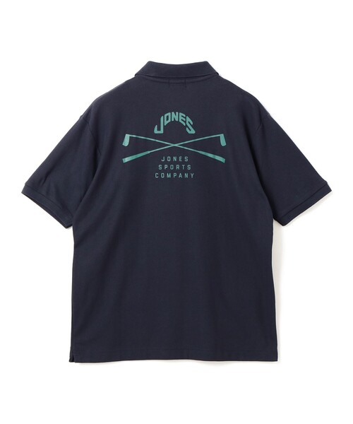 BEAMS GOLF　メンズ L　ネイビーポロシャツ BEAMS GOLF ポロシャツ 「UVカット/吸水速乾/伸縮性」PURPLE