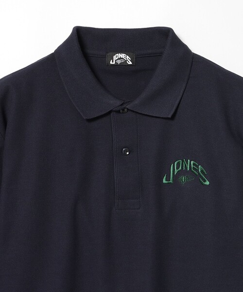 未使用 定価17,000 ビームスゴルフ チェック ポロシャツ Ｍ ブラック BEAMS GOLF（ビームス ゴルフ）【別注】JONES / バックプリント