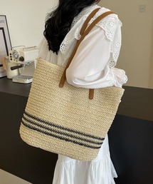 SETUP7（セットアップセブン）の「【SETUP7】ストローバッグ KNF（トートバッグ）」