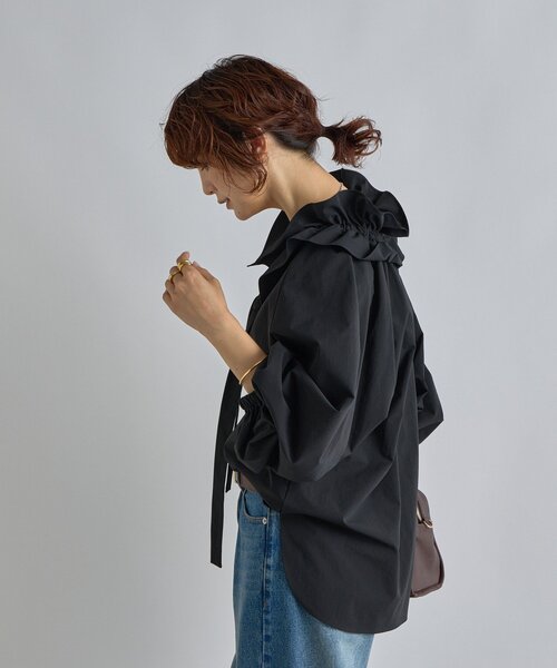 リバイバル】ドロストフリルカラーブラウス（シャツ/ブラウス）｜RIVE