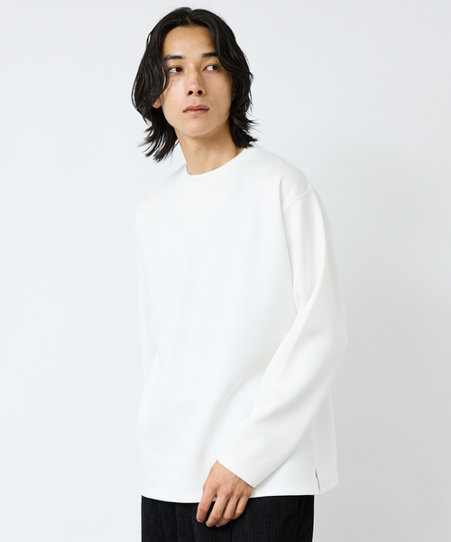 FORTUNA HOMME（フォルトゥナオム）の「【FORTUNA/フォルトゥナ】ECOTECロングスリーブTシャツ/ユニセックス【WEB限定】（Tシャツ/カットソー・メンズ・グリーン/ホワイト/ブラック・L/M）」の6枚目の写真