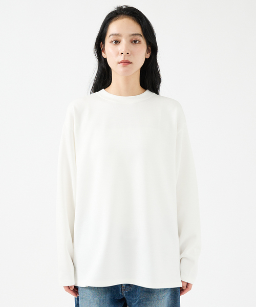 FORTUNA HOMME（フォルトゥナオム）の「【FORTUNA/フォルトゥナ】ECOTECロングスリーブTシャツ/ユニセックス【WEB限定】（Tシャツ/カットソー・メンズ・グリーン/ホワイト/ブラック・L/M）」の7枚目の写真