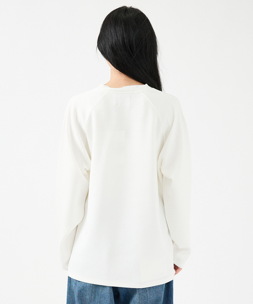 FORTUNA HOMME（フォルトゥナオム）の「【FORTUNA/フォルトゥナ】ECOTECロングスリーブTシャツ/ユニセックス【WEB限定】（Tシャツ/カットソー・メンズ・グリーン/ホワイト/ブラック・L/M）」の9枚目の写真