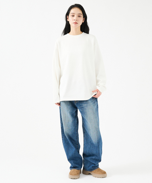 FORTUNA HOMME（フォルトゥナオム）の「【FORTUNA/フォルトゥナ】ECOTECロングスリーブTシャツ/ユニセックス【WEB限定】（Tシャツ/カットソー・メンズ・グリーン/ホワイト/ブラック・L/M）」の13枚目の写真