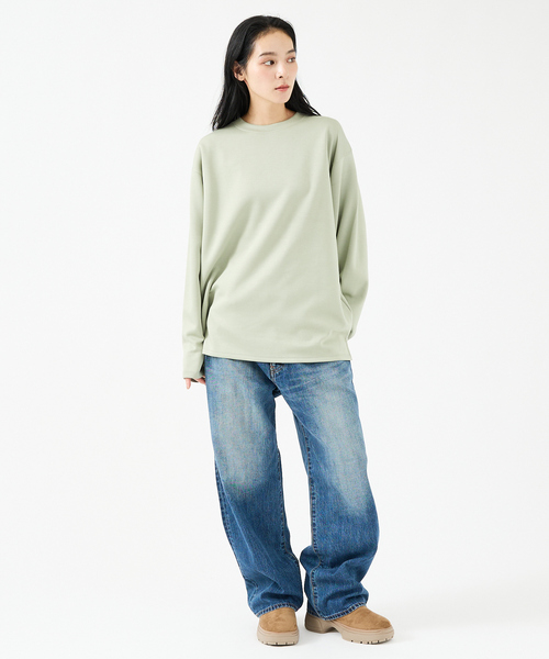 FORTUNA HOMME（フォルトゥナオム）の「【FORTUNA/フォルトゥナ】ECOTECロングスリーブTシャツ/ユニセックス【WEB限定】（Tシャツ/カットソー・メンズ・グリーン/ホワイト/ブラック・L/M）」の17枚目の写真