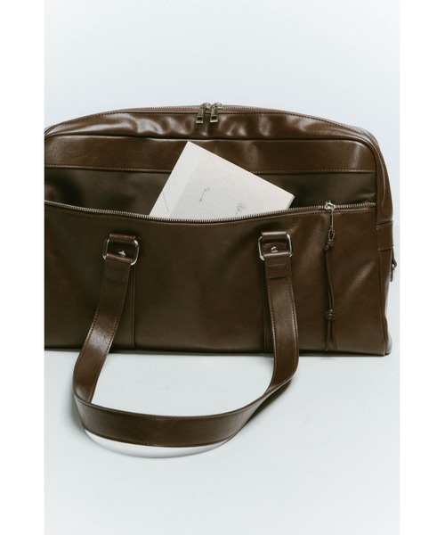【 knuth marf】school bag brown Knuth Marf（クヌースマーフ）の「school style leather bag（バック