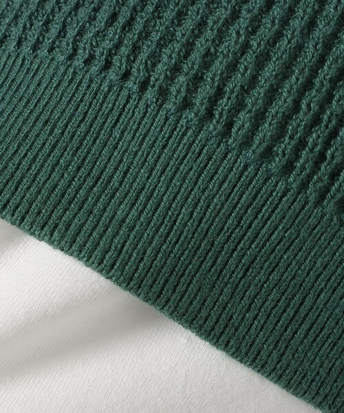 BEAMS mini(ビームスミニ)の「ニットベスト&ロングスリーブ Tシャツ セット 2025FW(90~150cm)(Tシャツ/カットソー・キッズ・グリーン系その他5/ベージュ・90/100/110/120/130/140/150)」の21枚目の写真