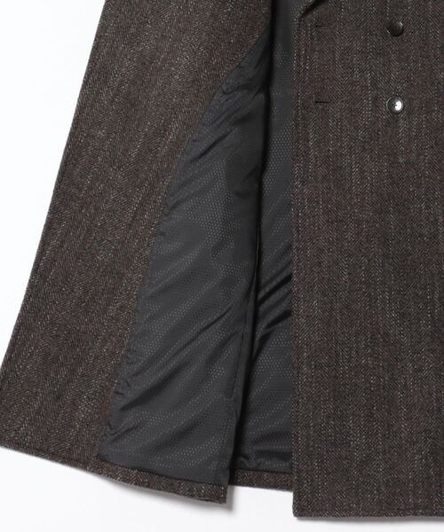 MEN'S BIGI（メンズビギ）の「ヴィンテージツイードダブルブレステッドコート（チェスターコート・メンズ・ブラウン/グレー・02/03）」の19枚目の写真