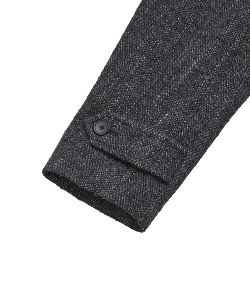 MEN'S BIGI（メンズビギ）の「ヴィンテージツイードダブルブレステッドコート（チェスターコート・メンズ・ブラウン/グレー・02/03）」の11枚目の写真