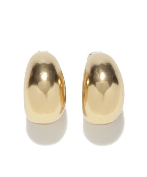 Mila Owen(ミラオーウェン)の「メタルボリュームカーブイヤリング(イヤリング・レディース・ゴールド/シルバー・F)」の2枚目の写真